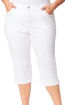 Pantalón Gloria Vanderbilt Amanda Capri de Jeans con Tiro Alto 53 cm Pantalón Gloria Vanderbilt Amanda Capri de Jeans con Tiro Alto 53 cm