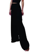 Pantalona De Elástico Tecido Calça Elegante Festa Pantalona Flare Pantalona De Elástico Tecido Calça Elegante Festa Pantalona Flare