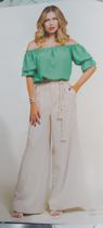 Pantalona linen color 120623 fondue dulac Pantalona linen color 120623 fondue dulac