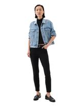 Pantalones Ajustados de Tobillo Bi-Stretch GAP Negro Verdadero Talle 8 US