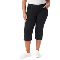 Pantalones Capri Gloria Vanderbilt Amanda para Mujer Petite en Negro