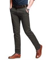 Pantalones Casual Ajustados y Cónicos para Hombre con Elasticidad 8050