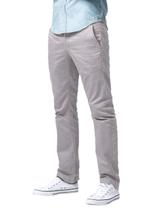 Pantalones Casual para Hombre Ajuste Slim Pierna Recta Gris Plata Pantalones Casual para Hombre Ajuste Slim Pierna Recta Gris Plata