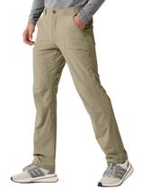 Pantalones de Senderismo FREE SOLDIER para Hombre, Impermeables y de Secado Rápido en Nylon