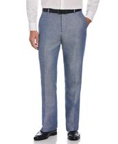 Pantalones de Vestir para Hombre Perry Ellis Portfolio Essentials Mezcla de Lino