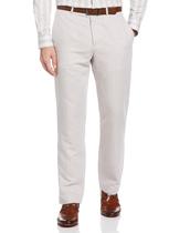 Pantalones de Vestir Perry Ellis Portfolio Essentials de Lino para Hombre