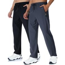 Pantalones Deportivos Rapoo Track para Hombre 2 Pares S Negro+Gris