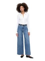 Pantalones GAP para mujer, estilo baggy, mezclilla lavado medio, talla 31 Pantalones GAP para mujer, estilo baggy, mezclilla lavado medio, talla 31