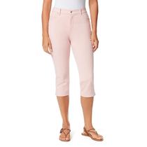 Pantalones Gloria Vanderbilt Amanda Capri Jean con Cinta Rosa Talla 6 Regular