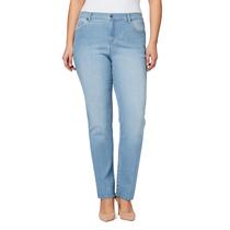Pantalones Gloria Vanderbilt Amanda Jeans de Cintura Alta y Corte Cónico 31"