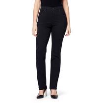 Pantalones Gloria Vanderbilt Amanda tiro alto corte cónico negro talla 24 plus Pantalones Gloria Vanderbilt Amanda tiro alto corte cónico negro talla 24 plus
