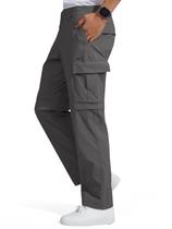 Pantalones Impermeables Convertibles para Senderismo para Hombre FREE SOLDIER - Gris