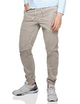 Pantalones Jogger Chino Match para Hombre, Talla 29, Algodón Color Caqui Claro