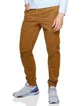 Pantalones Jogger Holgados para Hombre en Color Barro