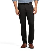 Pantalones para Hombre IZOD American Chino de Corte Plano en Negro 36W x 30L