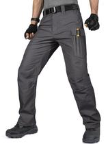Pantalones Tácticos Resistentes al Agua FREE SOLDIER Cargo Gris 36x30