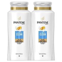 Pantene, Shampoo e Condicionador 2 em 1, Pro-V Classic Clean, 750 ml Pack of 2