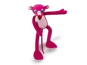 Pantera Cor de Rosa de Pelúcia 55cm