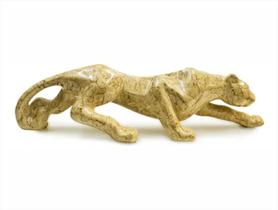 Pantera Italiana Marron Claro Cerâmica Estatua 61Cm Pantera Italiana Marron Claro Cerâmica Estatua 61Cm