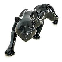 Pantera Negra De Parede Escultura Jaguar Para Mansão