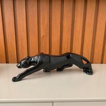 Pantera Negra em Cerâmica - 37 cm - Pintura Automotiva - Sua Decor em Casa