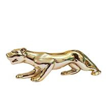 Pantera Negra Leopardo jaguar Escultura Estatua Decoração Casa premium Pantera Negra Leopardo jaguar Escultura Estatua Decoração Casa premium