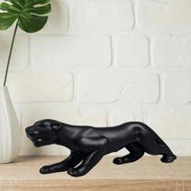 Pantera Negra Leopardo jaguar Escultura Estatua Decoração Casa premium