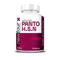 Panto H.S.N Biotina Zinco Selenio Vitaminas B1 B5 Vit E + Levedo 60 Cápsulas - New Four