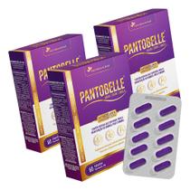Pantobelle Hair Care (Nova Fórmula) Kit 3x 60 Cápsulas - Flora Nativa