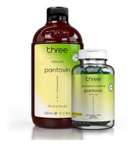 Pantovin 60 Cápsulas + Máscara 500ml Crescimento Capilar - Three Therapy