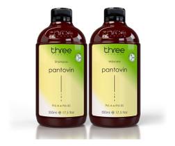Pantovin Three Therapy Shampoo E Máscara 500ml Crescimento