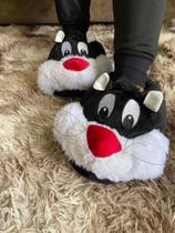 Pantufa 3D adulto e infantil Gato