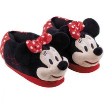 Pantufa 3d Adulto Minnie Mouse Disney 39/40 Pantufa Inverno - Stuf