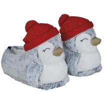 Pantufa 3d Adulto Pinguim Inverno 41/42 Pantufa Feminina - Stuf