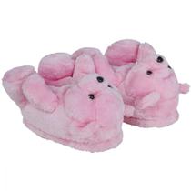 Pantufa 3d Adulto Urso Rosa Inverno 37/38 Pantufa Feminina Ursinho - Stuf