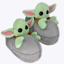 Pantufa 3d baby yoda "g" - the mandalorian