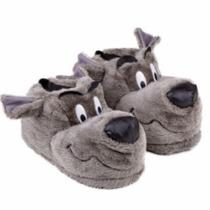 Pantufa 3D Conforto Pelúcia Pet Cachorro Scooby Adulto