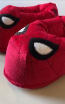 Pantufa 3D do Aranha adulto e infantil