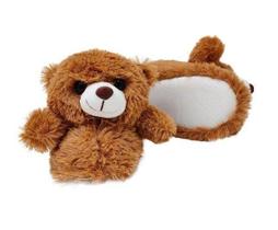 Pantufa 3D em Formato de Urso - 34/36 (Pantufa de Urso)
