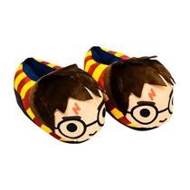 Pantufa 3D Harry Potter Hogwarts Warner Bros Zona Criativa Personalizada Confortável Unissex Licenciada Cor:PretoTamanh Pantufa 3D Harry Potter Hogwarts Warner Bros Zona Criativa Personalizada Confortável Unissex Licenciada Cor:PretoTamanh