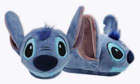 Pantufa 3D Infantil Disney Lilo & Stitch - Stitch Licenciada Tamanho: 26/28Cor:azul