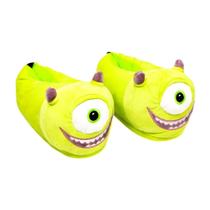 Pantufa 3D Mike Wazowski Monstros S.A Disney Pixar Zona Criativa Adulto Confortável Cor:VerdeTamanho:G Pantufa 3D Mike Wazowski Monstros S.A Disney Pixar Zona Criativa Adulto Confortável Cor:VerdeTamanho:G