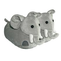 Pantufa Adulta Elefante Unissex Inverno Solado Borracha