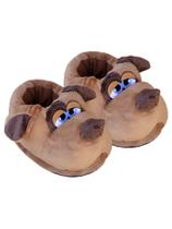 Pantufa Adulto Cão Soneca 3D Bixo Ferpa