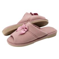 Pantufa Anatômica Malha com laço Cetim - PUFF - Amora - 39/40