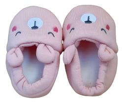 Pantufa Antiderrapante Em Algodão Sapatinho Bebê Buba