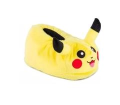 Pantufa Antiderrapante Pokémon Pikachu 3D Unissex