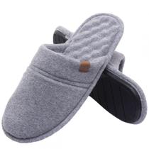 Pantufa Atoalhada Masculina com Espuma Massageadora - PUFF - Mescla - 41/42 Pantufa Atoalhada Masculina com Espuma Massageadora - PUFF - Mescla - 41/42