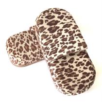 Pantufa Aveludada Conforto Onça Bagnare Tam P