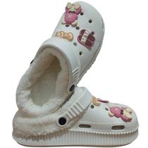 Pantufa Babuche Com Forro Peluciado Urso REF. PTF06158 Pantufa Babuche Com Forro Peluciado Urso REF. PTF06158
